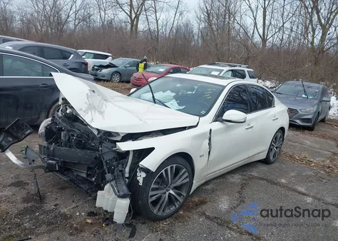 2019 Infiniti Q50 3.0T Luxe z USA, uszkodzony, nr VIN JN1EV7AP9KM541641